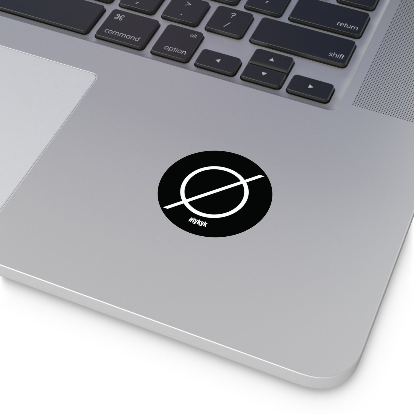 Round Vinyl Sticker — #iykyk