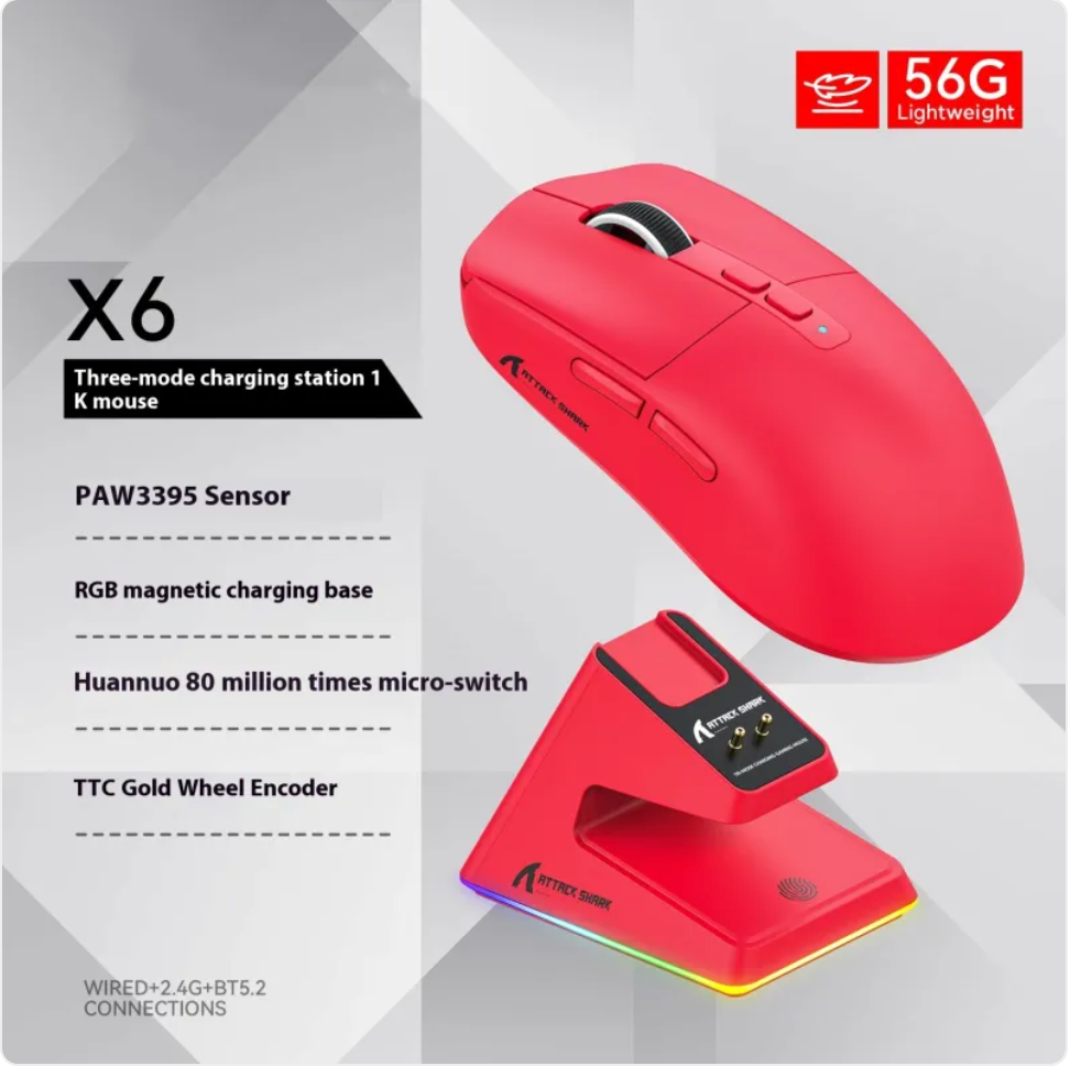 X6 Lightweight Wireless Gaming Mouse